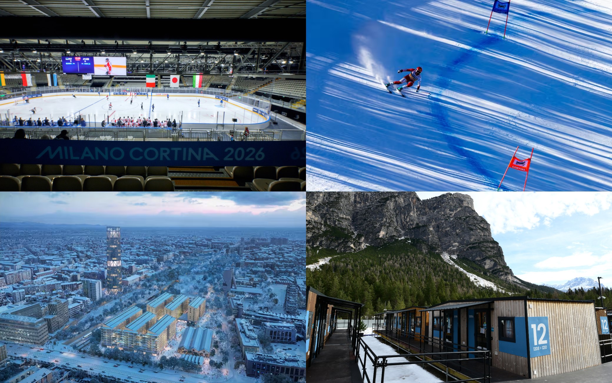 Olimpiadi 2026 Milano Cortina, gli impianti che ospiteranno i Giochi ...