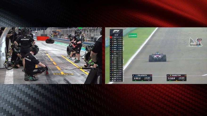 Test F1, prove di pit stop per Antonelli in Bahrain