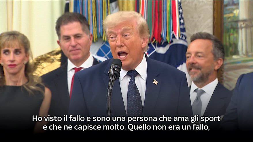 Trump: "Su Balogun non era fallo, ho chiesto una revisione"
