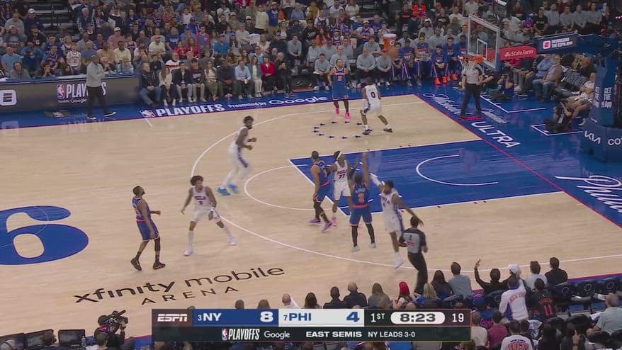 NBA, 25 punti di Miles McBride contro Philadelphia