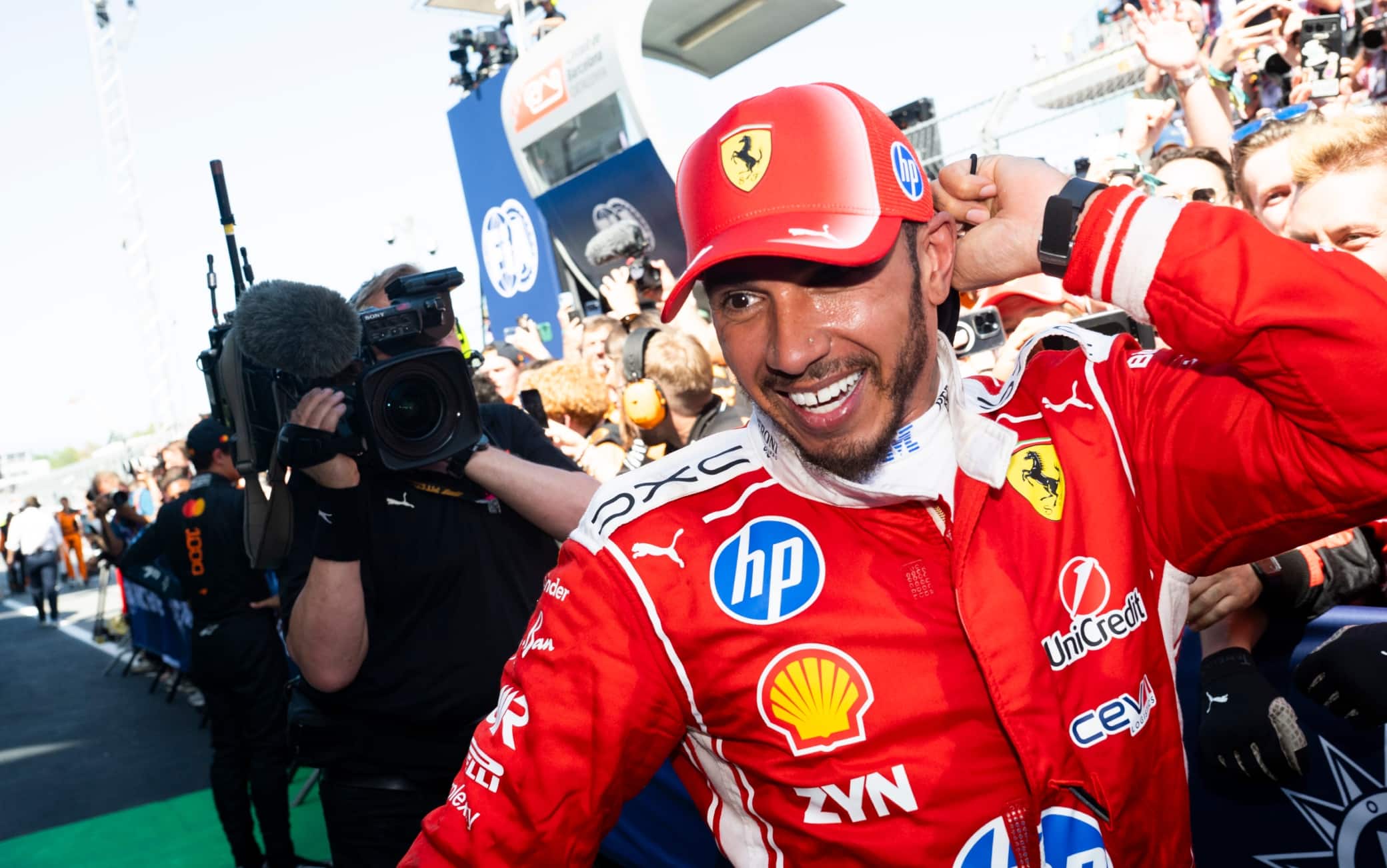 Formula 1 da record su Sky per il trionfo di Hamilton in Ferrari