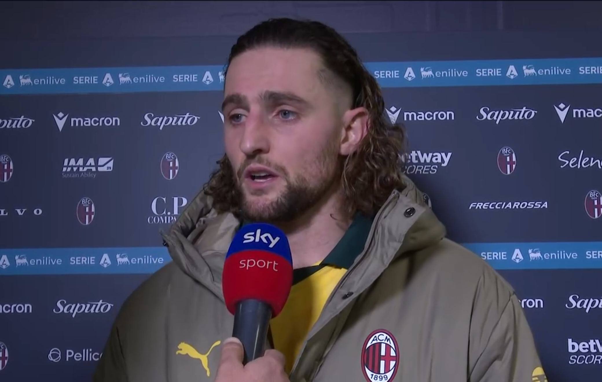 Bologna-Milan, Rabiot: "Obiettivo essere tra le 4, poi guarderemo l'Inter"