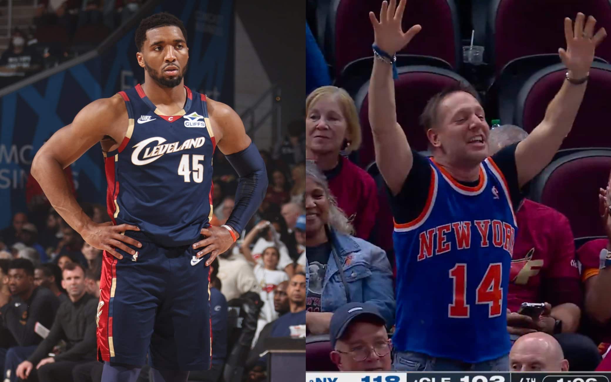 Tifosi Knicks invadono Cleveland, Mitchell: "Non sono sorpreso"