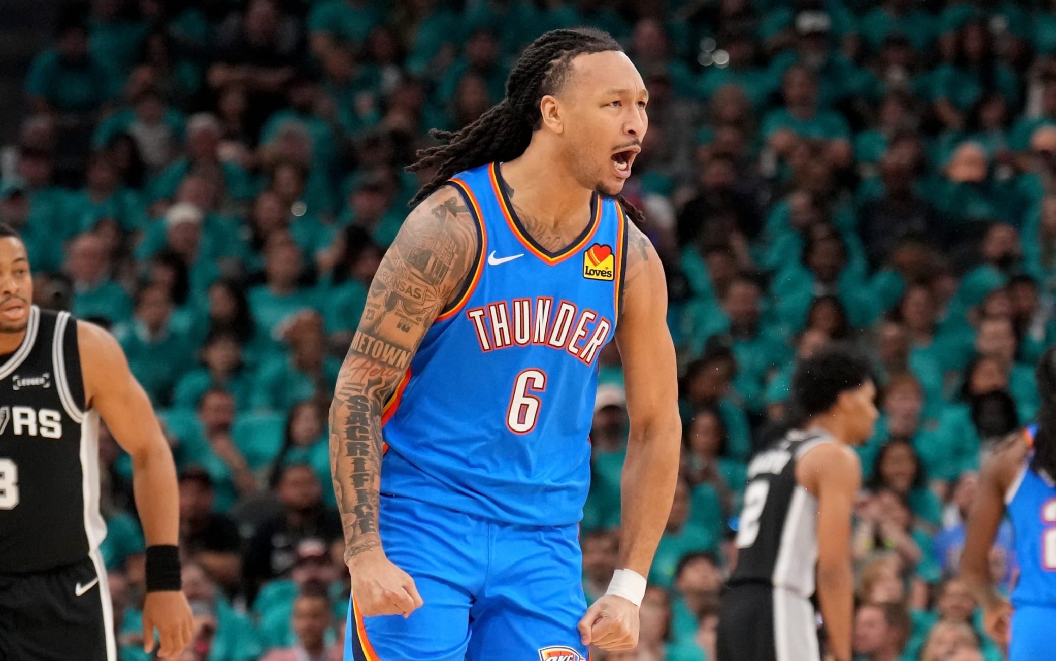 Playoff NBA, Jaylin Williams accende la rimonta di OKC: 18 punti e 5 triple