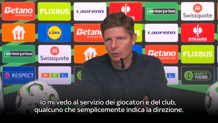 Glasner: "Grazie ai giocatori, loro fanno tutto il lavoro"