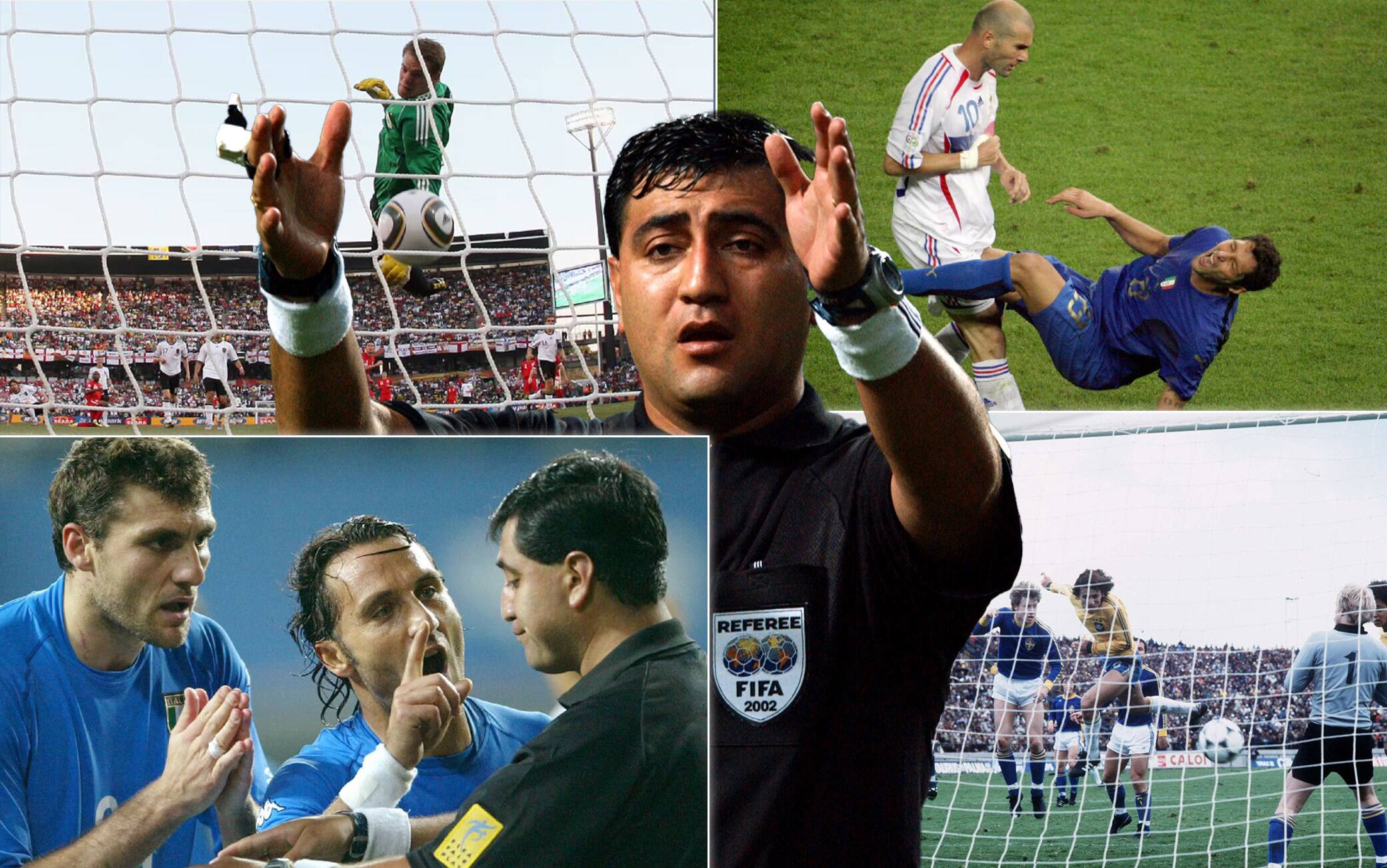 Gli episodi arbitrali più assurdi nella storia dei Mondiali di calcio