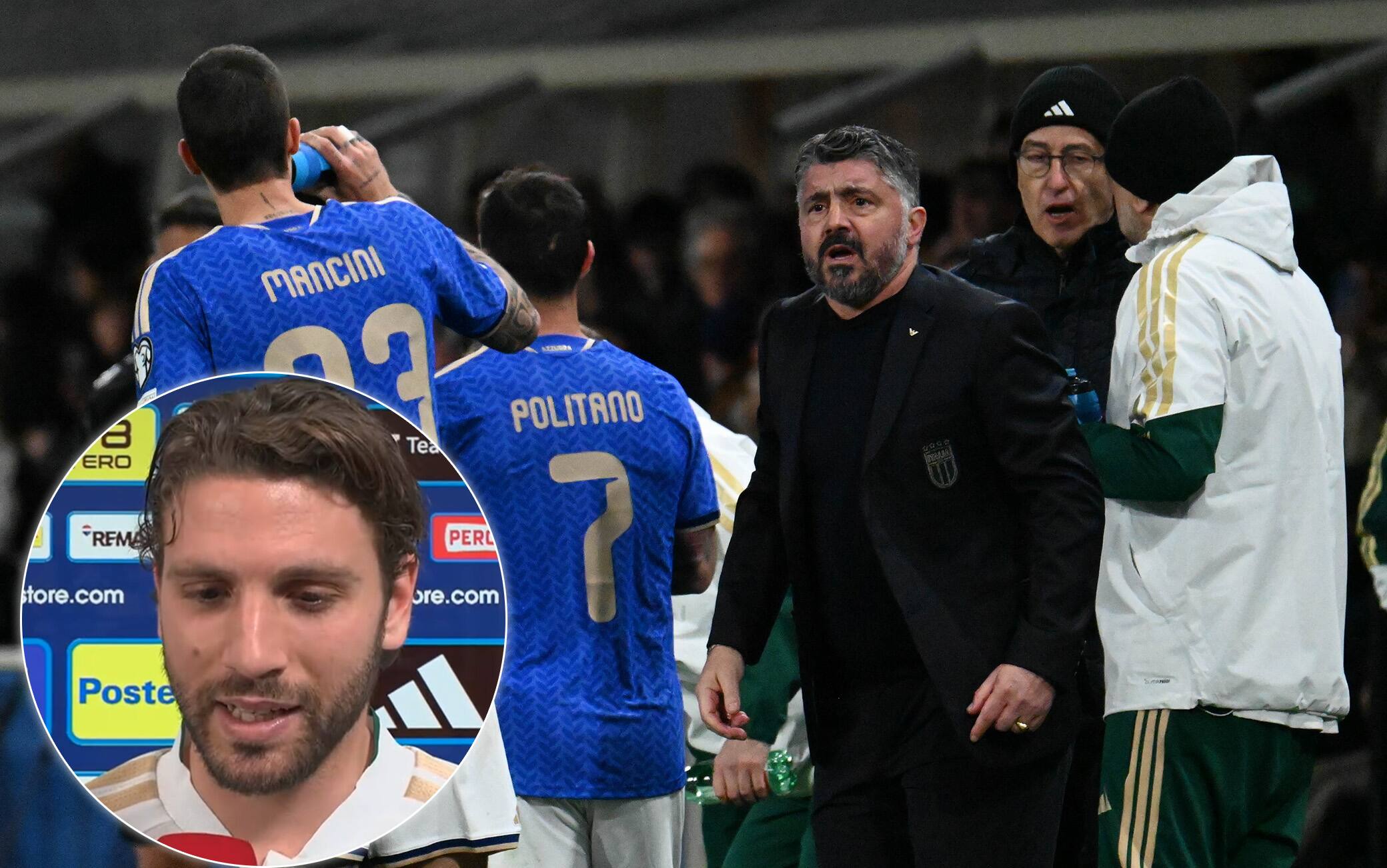 Locatelli svela cosa ha detto Gattuso all’intervallo di Italia-Irlanda del Nord. VIDEO