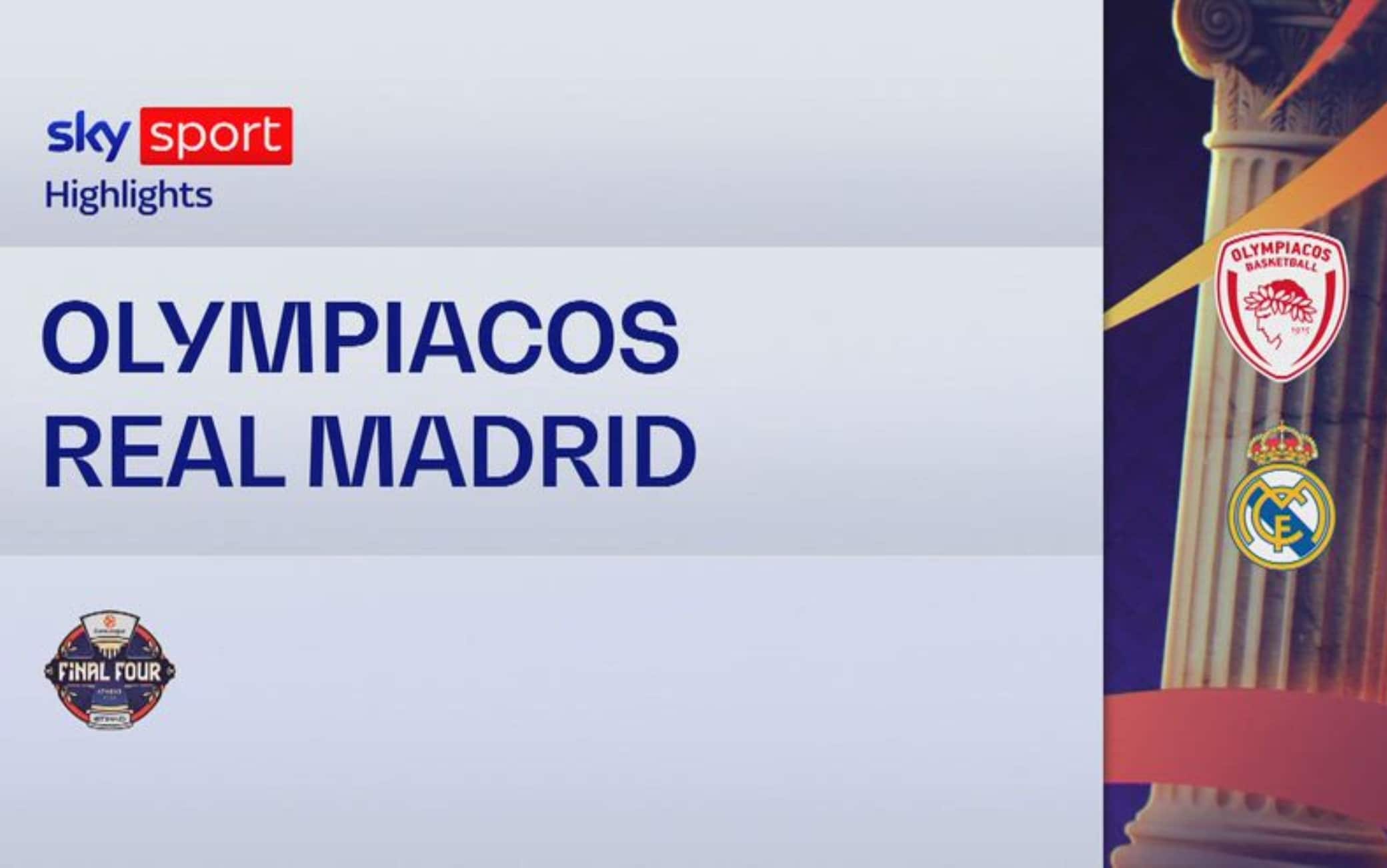 Olympiacos-Real Madrid 92-85: gli highlights di Eurolega