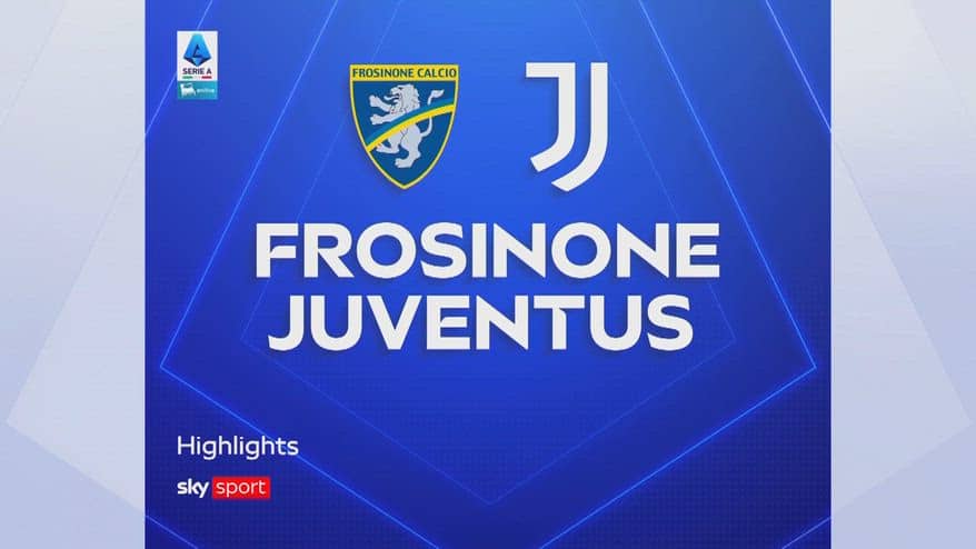 Frosinone-Juventus 0-1: gol e highlights