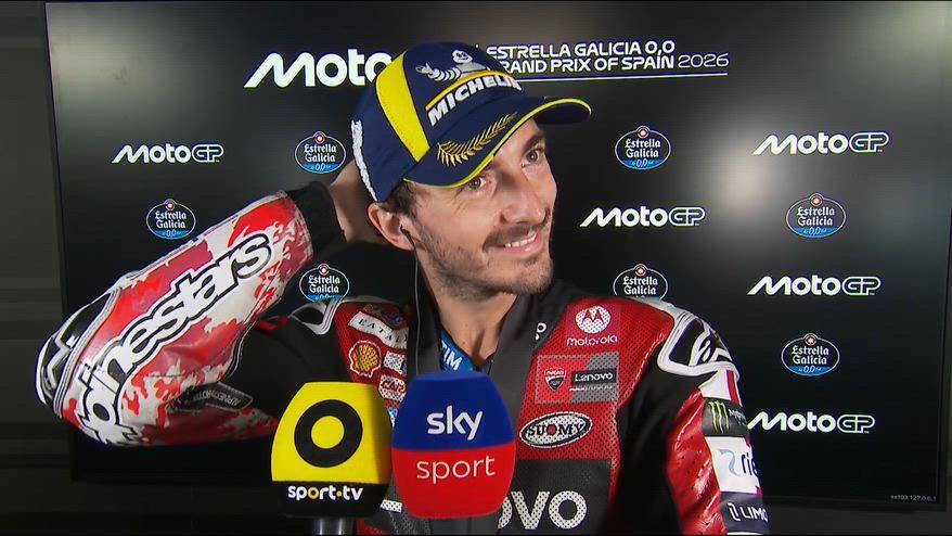 Bagnaia 2°: "A volte avere culo non è così male..."