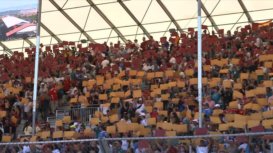 F1 al MadRing, spettacolo dei tifosi sugli spalti