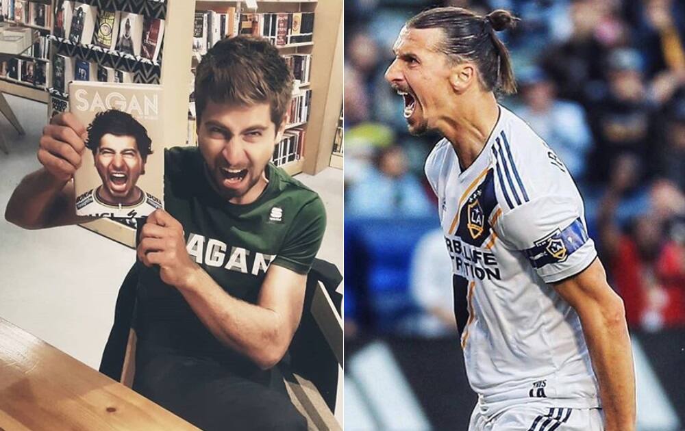 Peter Sagan e Zlatan Ibrahimovic