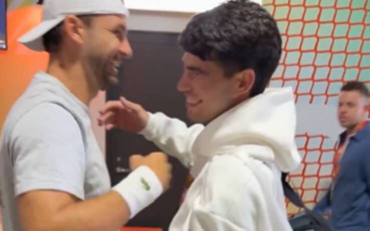 Alcaraz è arrivato a Miami: incontro tra Carlos e Dimitrov. VIDEO