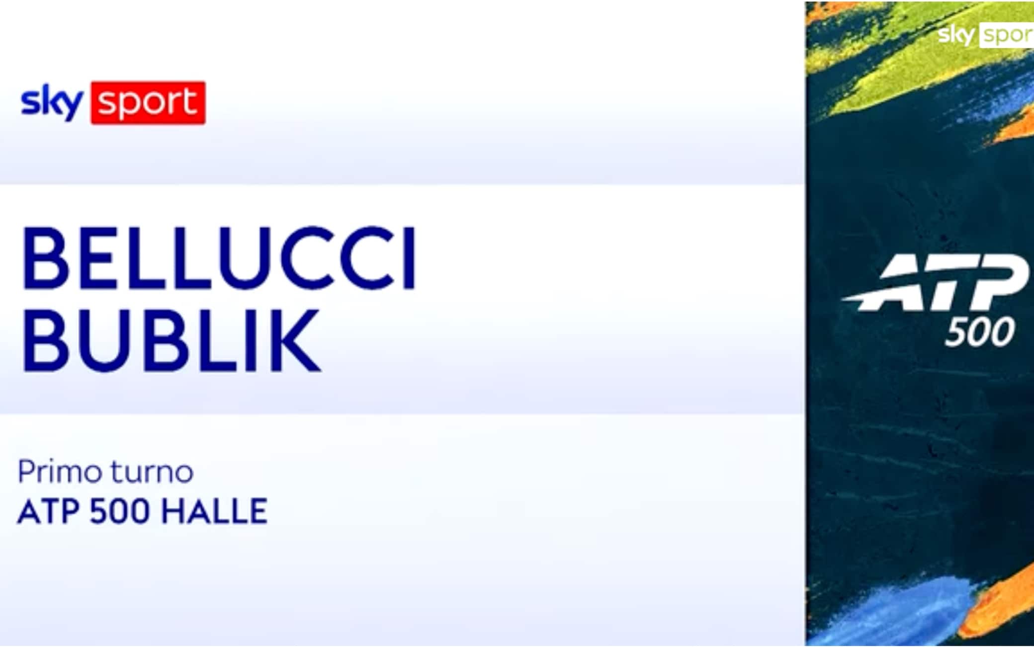 Bellucci-Bublik: highlights Atp Halle. VIDEO