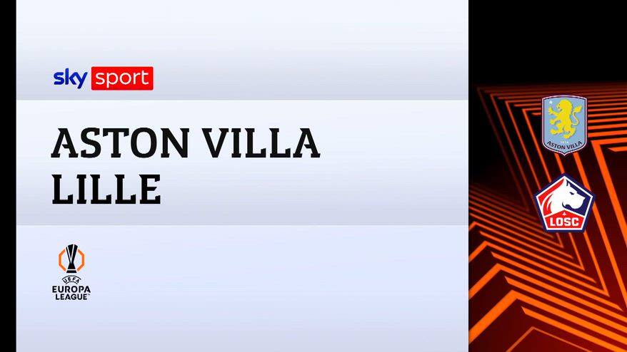 Aston Villa-Lille 2-0: gol e highlights