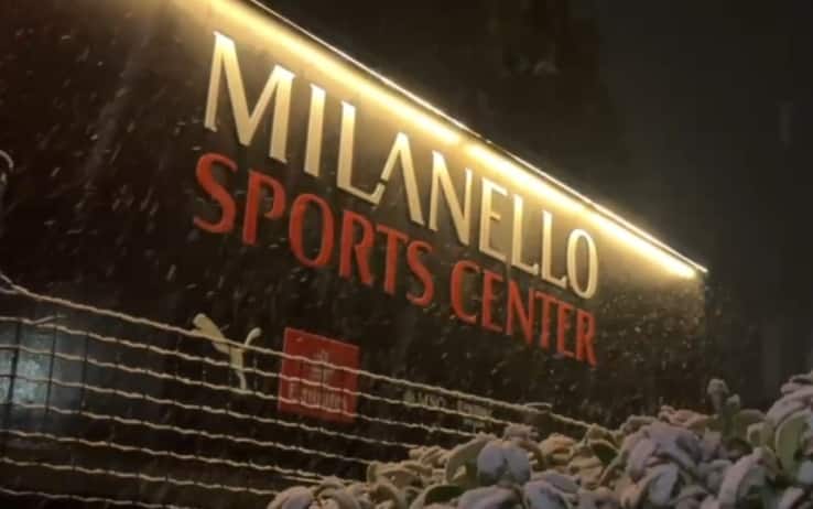 Milanello neve
