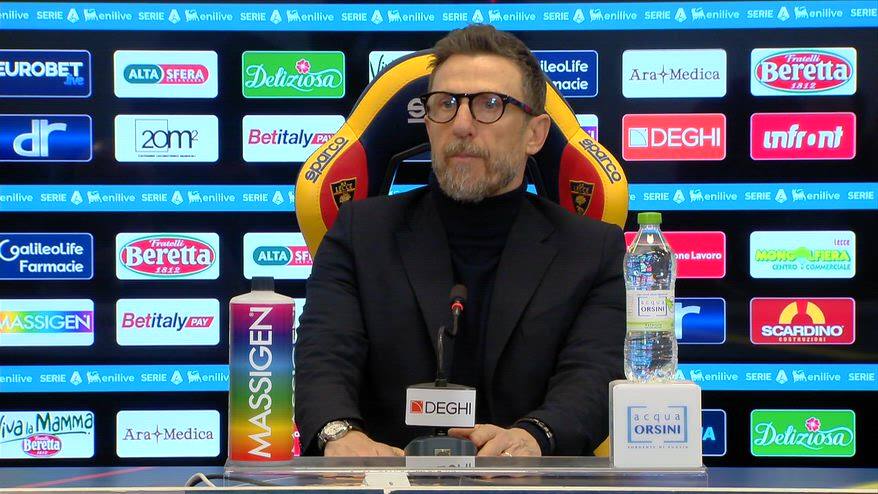 Di Francesco: "Inter forte, noi a volte frenetici"