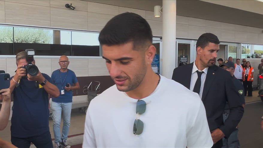 Roma, Koulierakis è arrivato in città: le prime immagini