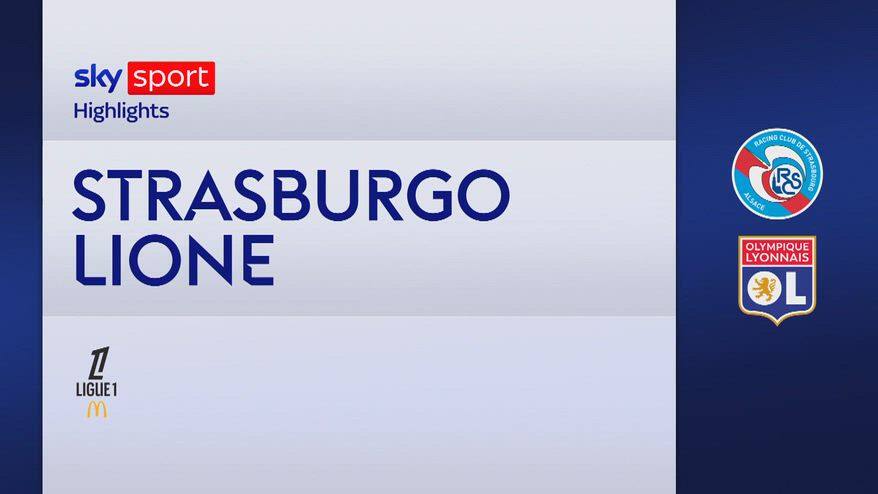 Strasburgo-Lione 3-1: gol e highlights
