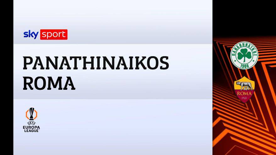 Panathinaikos-Roma 1-1: il video dei gol