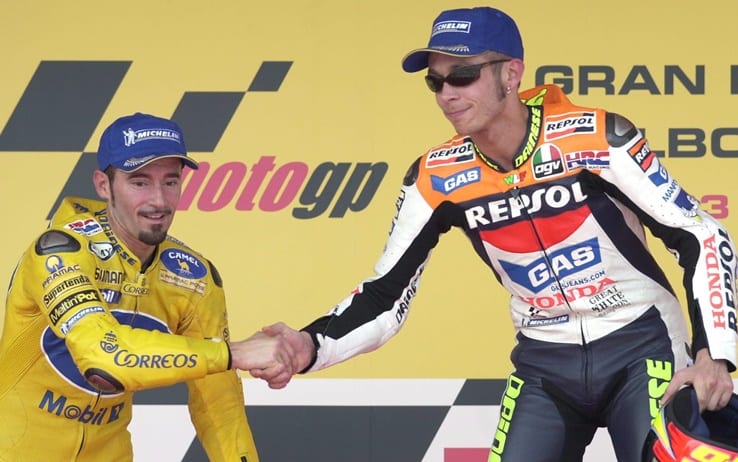 Max Biaggi e Valentino Rossi