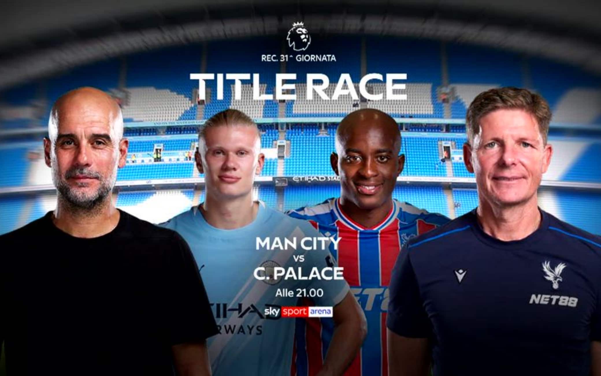 Manchester City-Crystal Palace e Lens-Psg LIVE su Sky Sport: gli orari e i canali