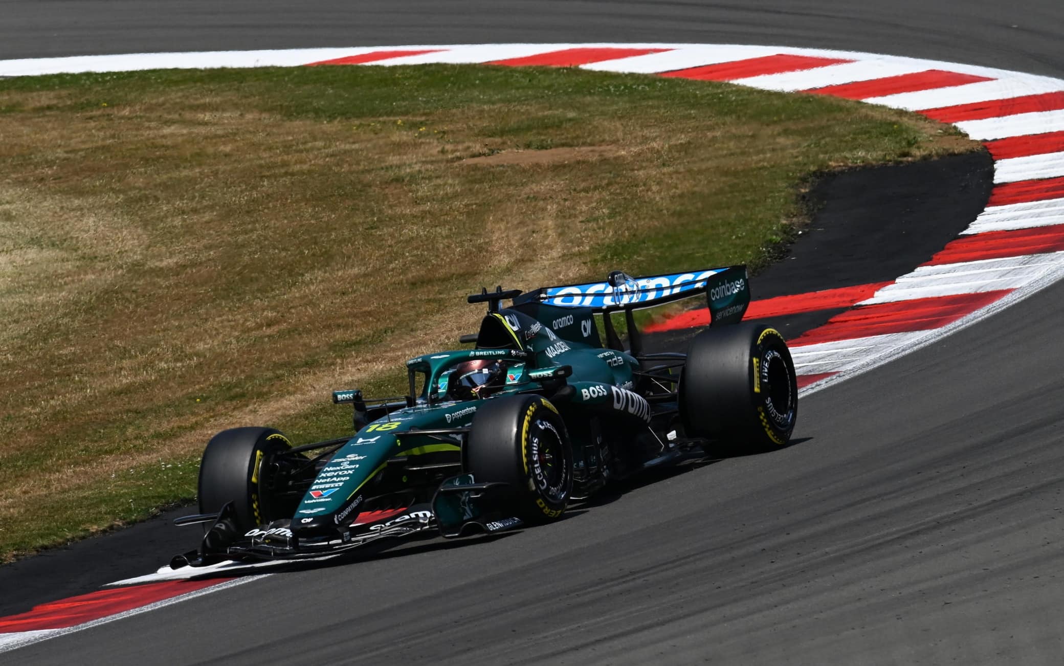 Stroll, nella Sprint a Silverstone ancora problemi per l'Aston Martin
