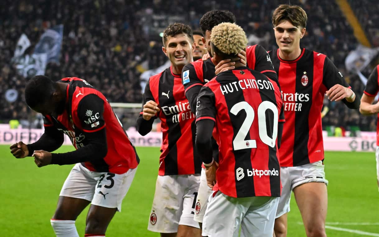 Udinese-Milan 0-2, gol di Pulisic e Hutchinson, sesto ko di fila per Runjaic - Sky Sport