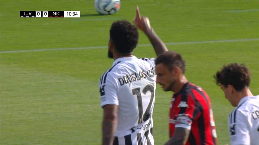 Douglas Luiz sblocca Juventus-Nizza: il video del gol