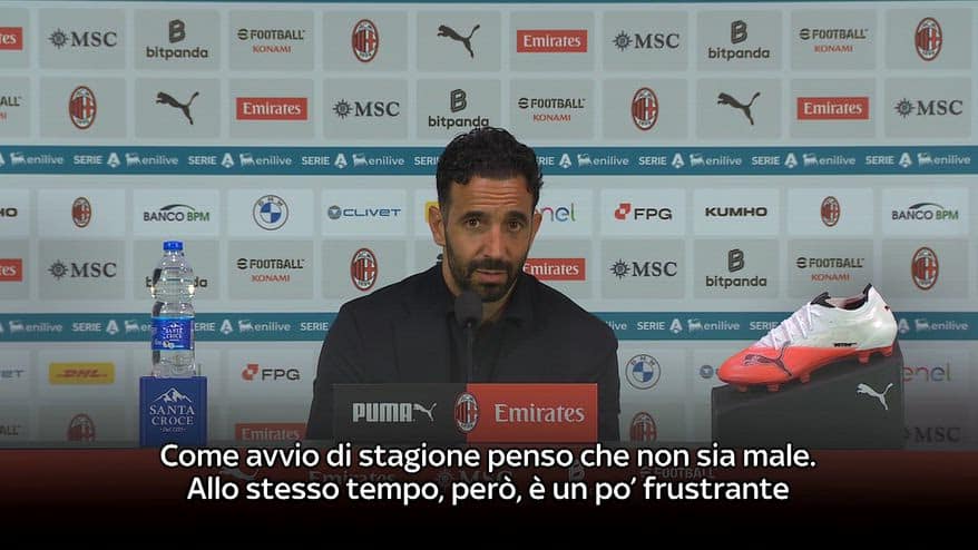 Amorim: "Sto facendo del mio meglio, ma servirà tempo"