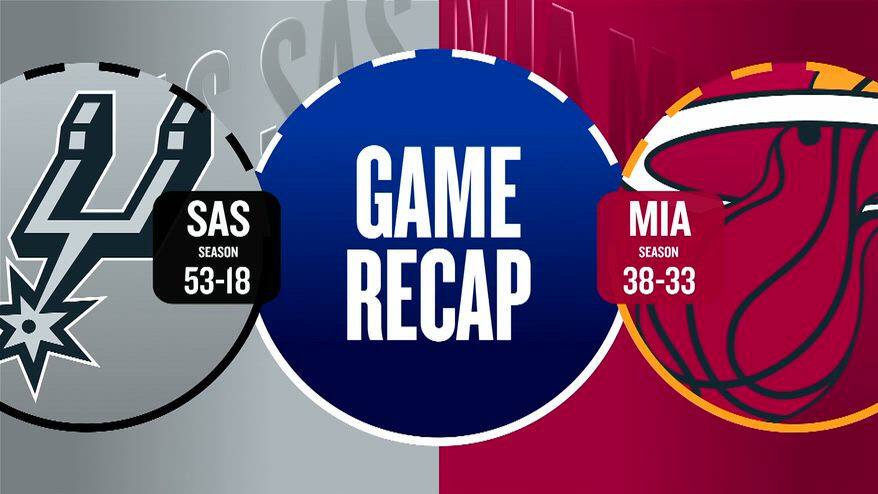 NBA Highlights: Miami-San Antonio 111-136
