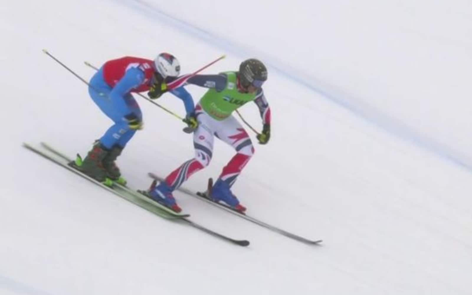 Pugno a Deromedis nella gara di skicross a Gaellivare