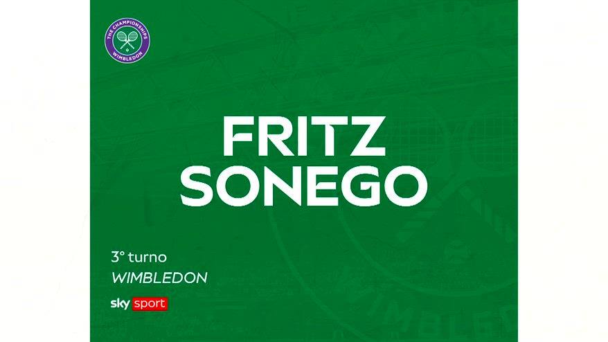 Sonego-Fritz: highlights Wimbledon