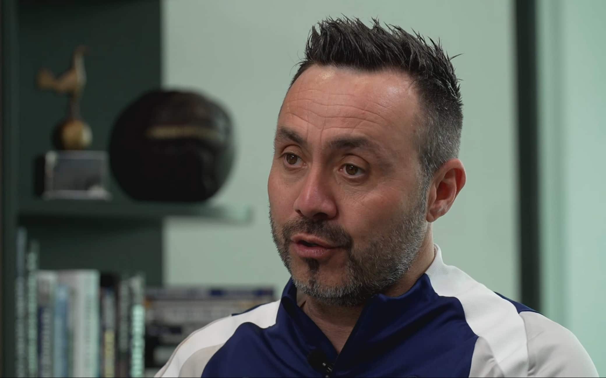 De Zerbi: “Il Tottenham è emozionante, io non sono un mago”. VIDEO