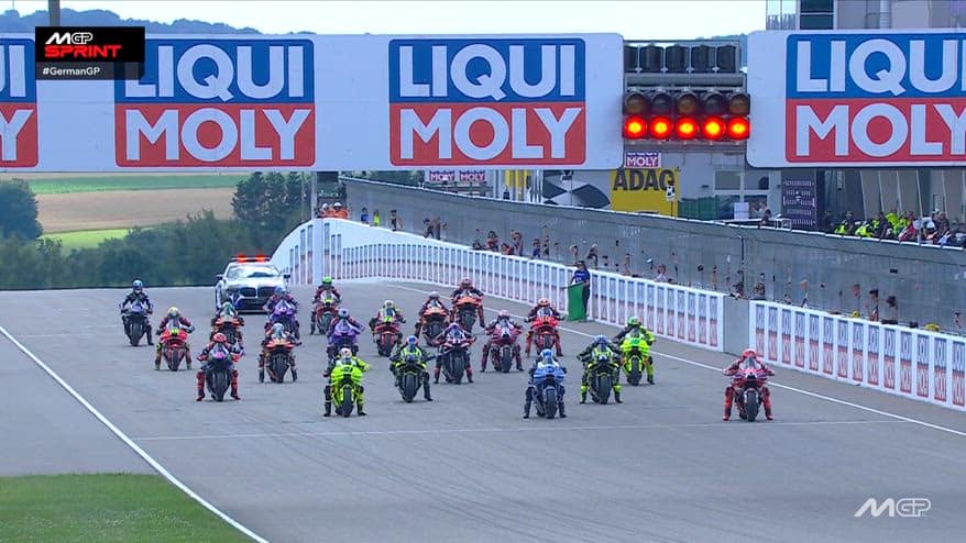 Gp Germania, la partenza della Sprint Race