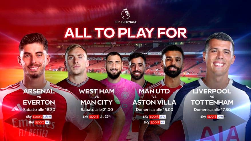 Premier League, il meglio della 30^ giornata su Sky