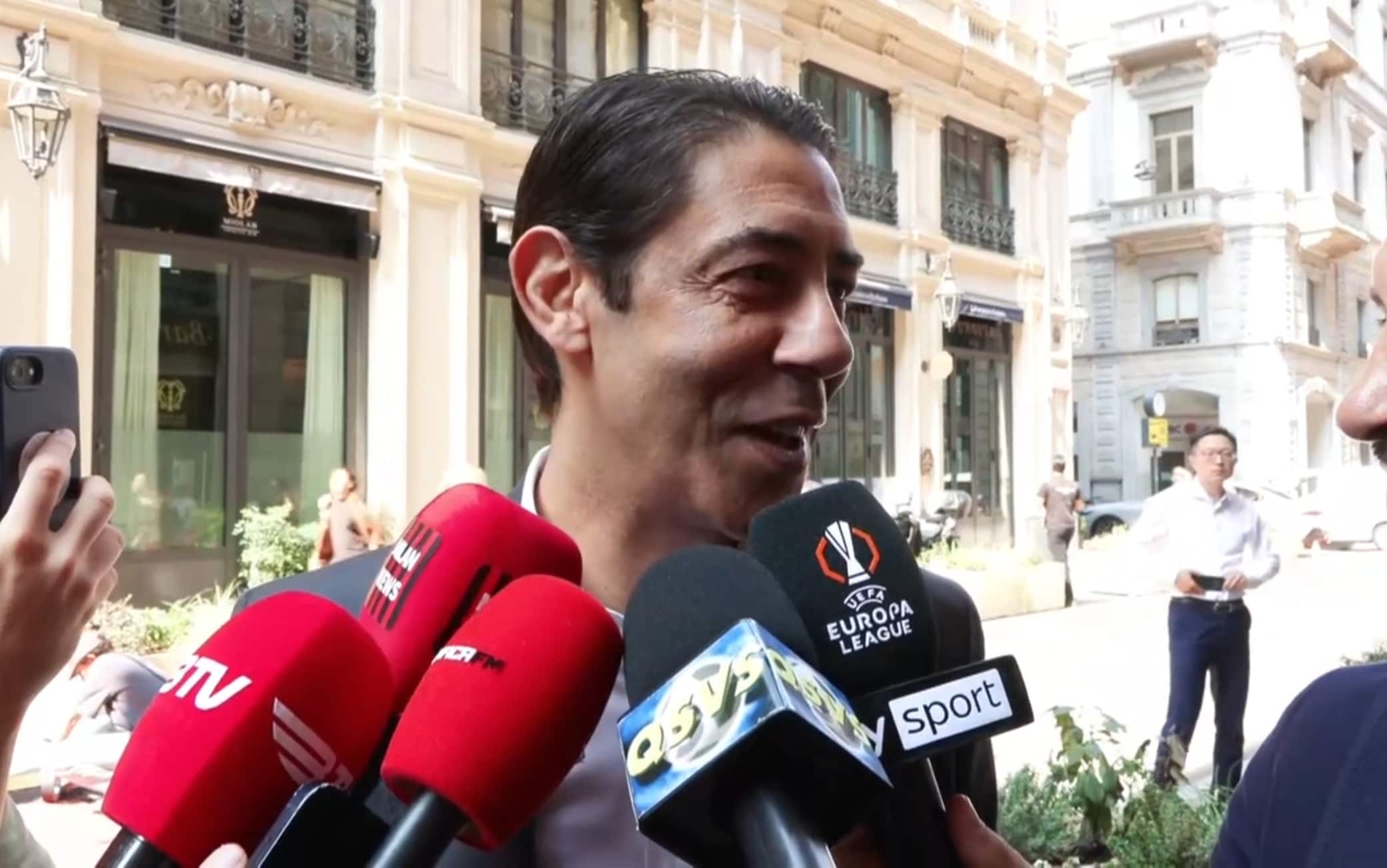 Benfica, Rui Costa: "Speriamo di ritrovare il Milan in finale". VIDEO