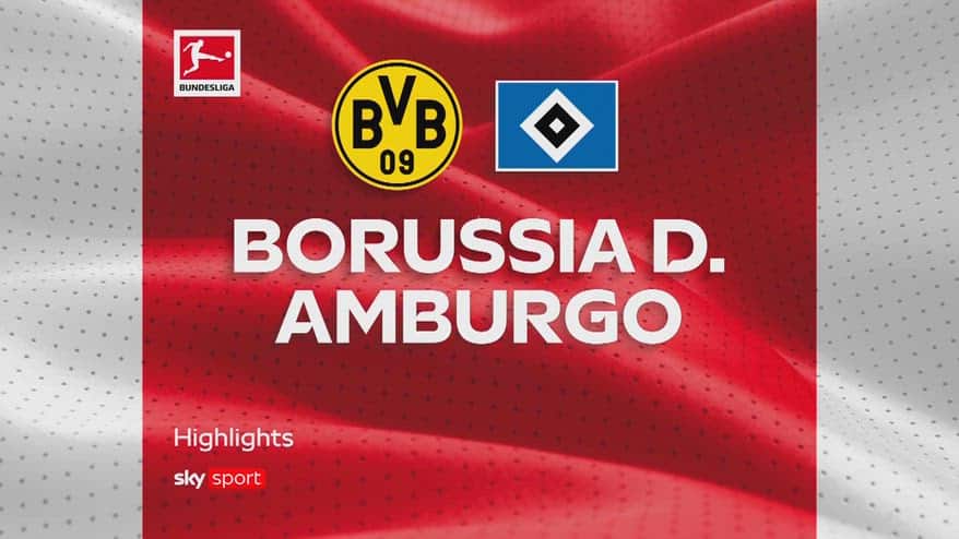 Borussia Dortmund-Amburgo 2-0: gol e highlights