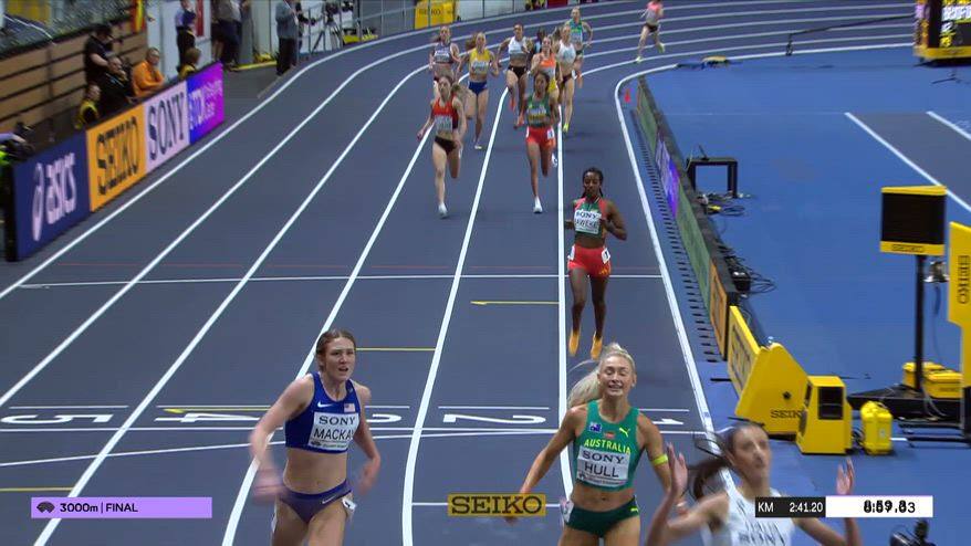 Mondiali atletica indoor, Battocletti vince i 3000 m: video