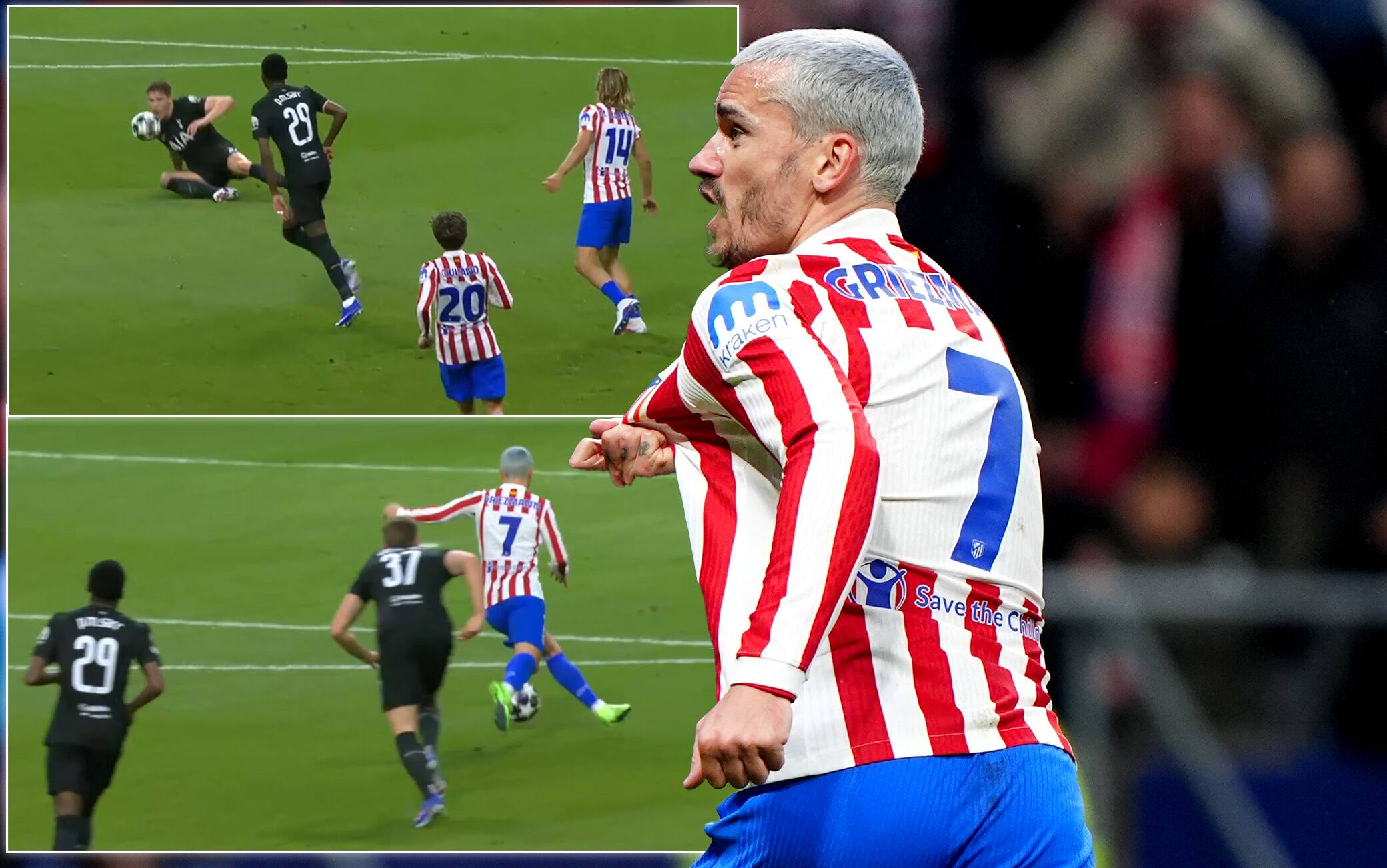 Incubo Tottenham, non solo Kinsky, scivolata di van de Ven sul 2-0 e gol di Griezmann