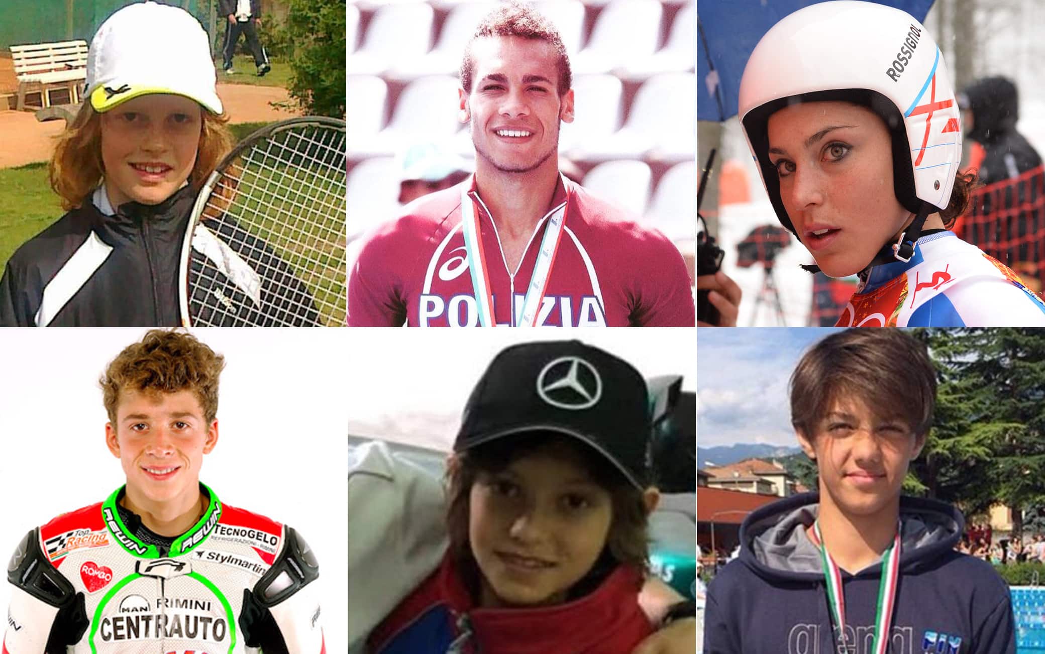 Com'erano i campioni di oggi dello sport italiano  durante i Mondiali 2014?
