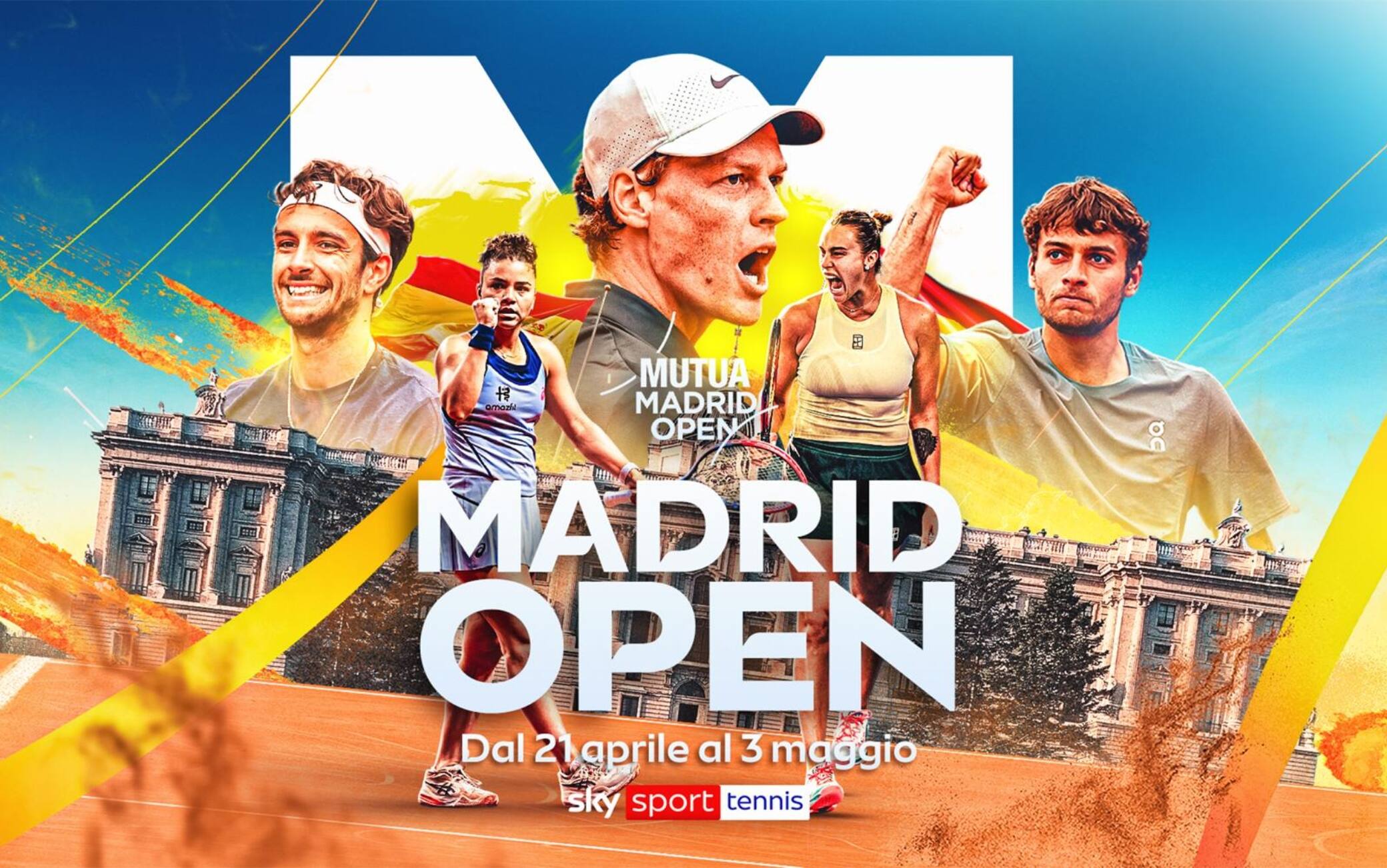 Atp Madrid, dove vedere il torneo Masters 1000 in tv e streaming