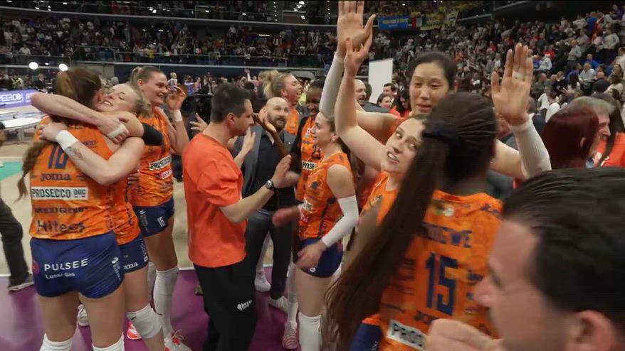 Conegliano batte Milano: campione d'Italia per la nona volta