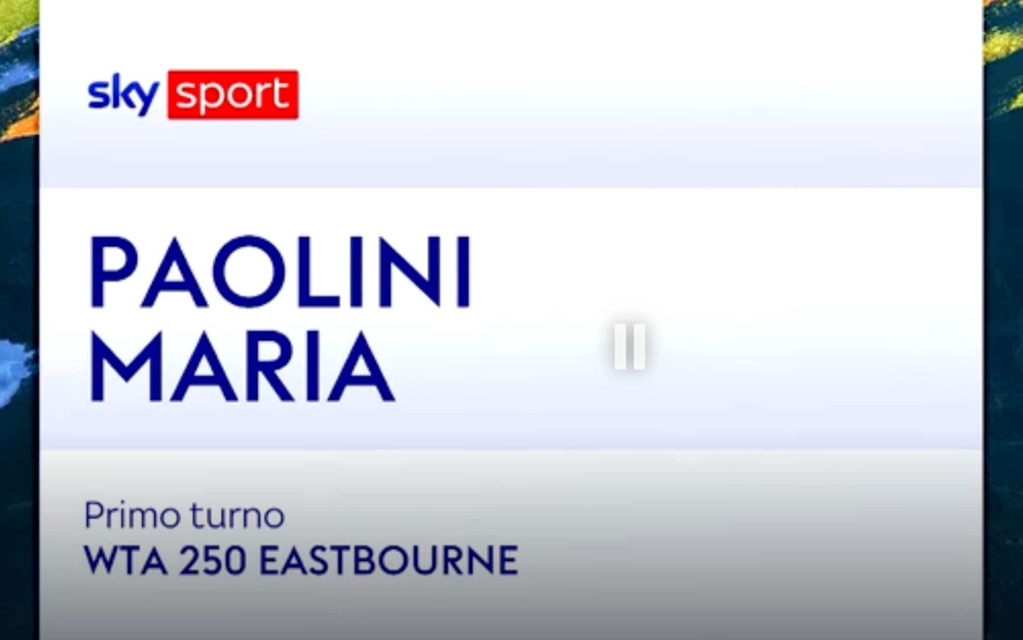 Paolini-Maria: highlights Wta Eastbourne. VIDEO