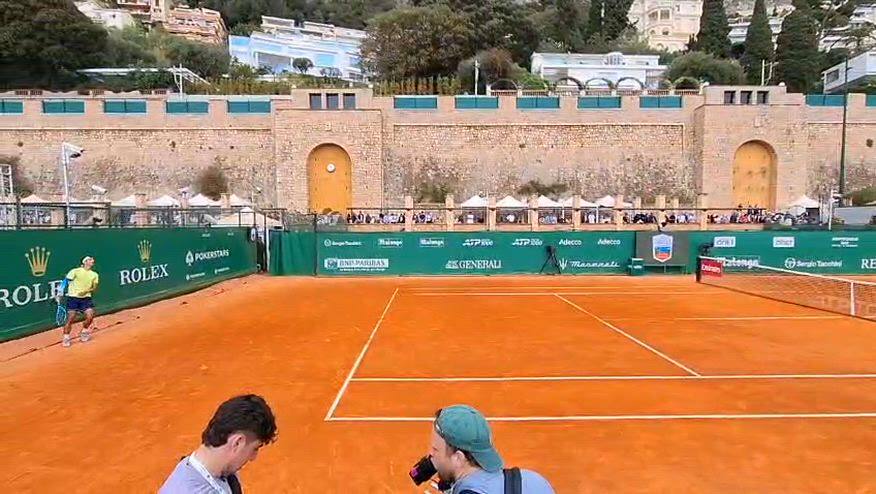 Musetti si allena con Auger-Aliassime a Monte-Carlo