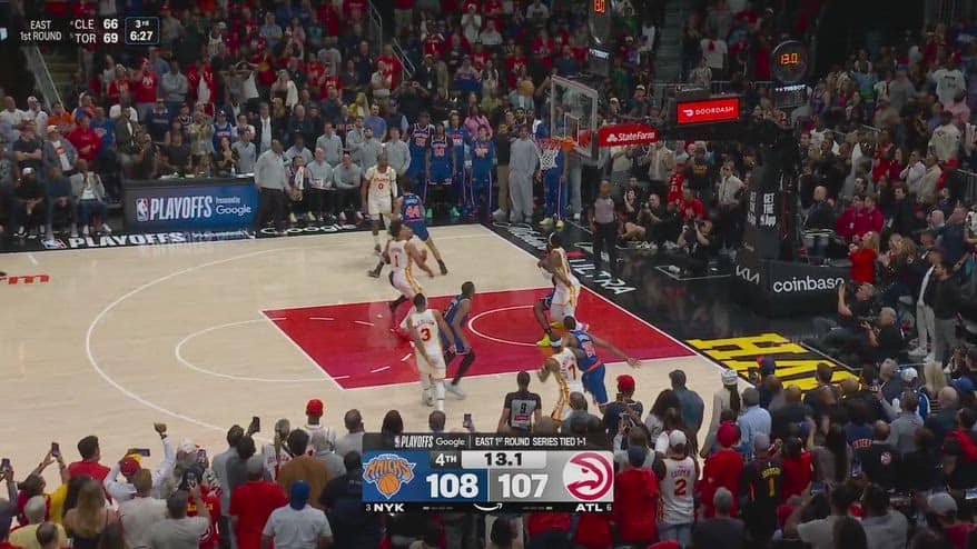 NBA, McCollum decide anche gara-3 tra Hawks e Knicks