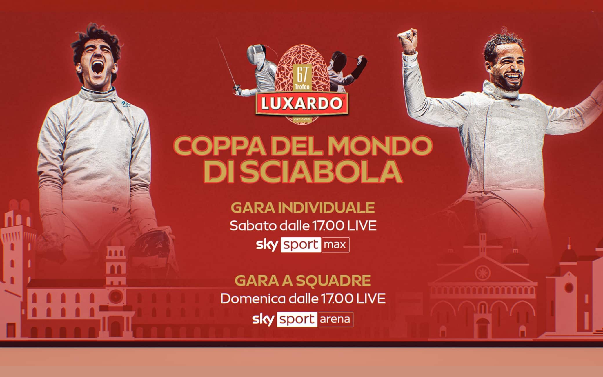 Coppa del Mondo di sciabola maschile, il Trofeo Luxardo su Sky