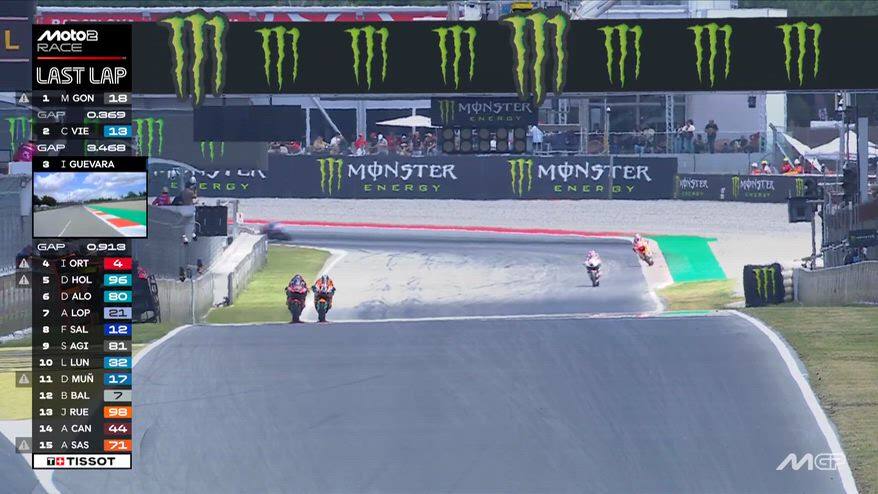 Moto2, l'ultimo giro a Barcellona: Gonzalez batte Vietti