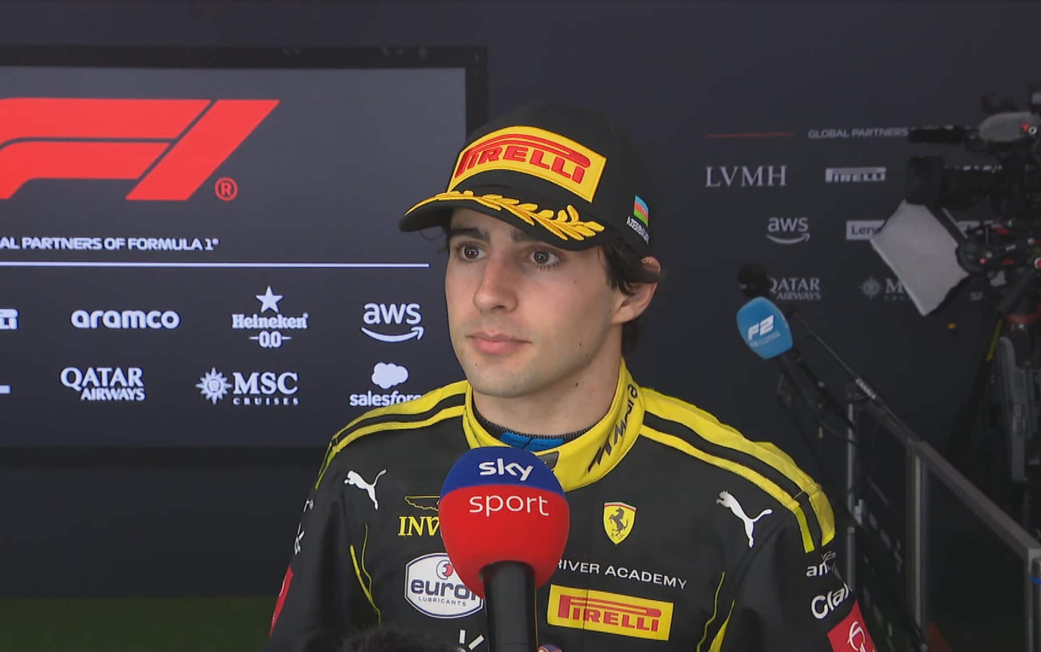 F2, Camara a Sky: "Sarebbe strano vincere stando a casa...". VIDEO
