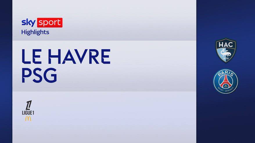 Le Havre-Psg 0-1: gol e highlights